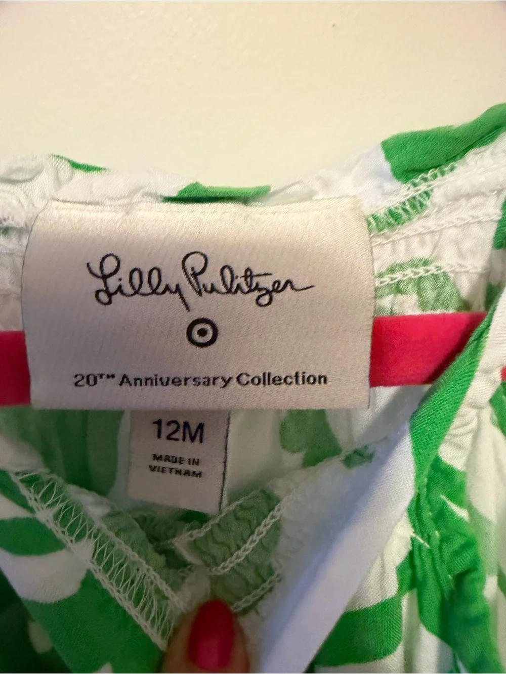 Lilly Pulitzer for Target Green Tropical Girls Jumpsuit. 20th anniversary